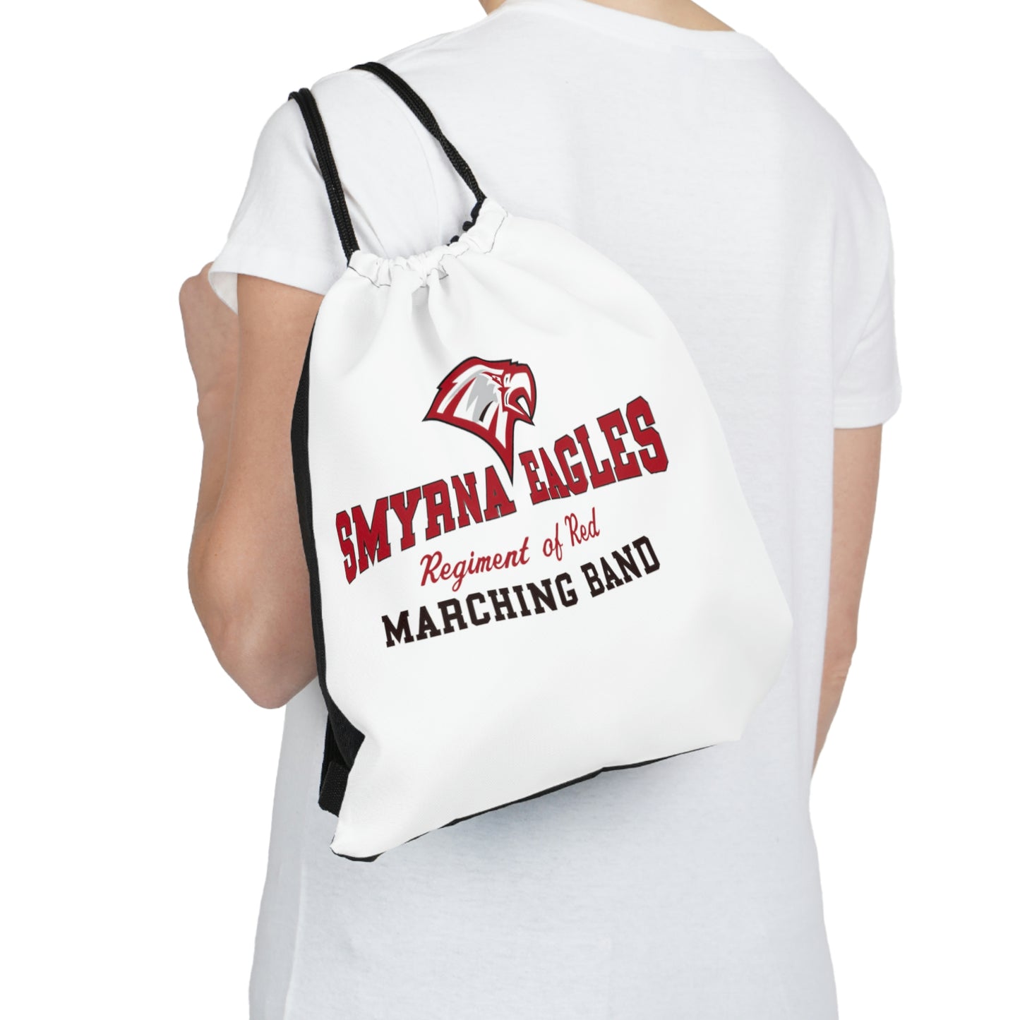 Regiment of Red Outdoor Drawstring Bag